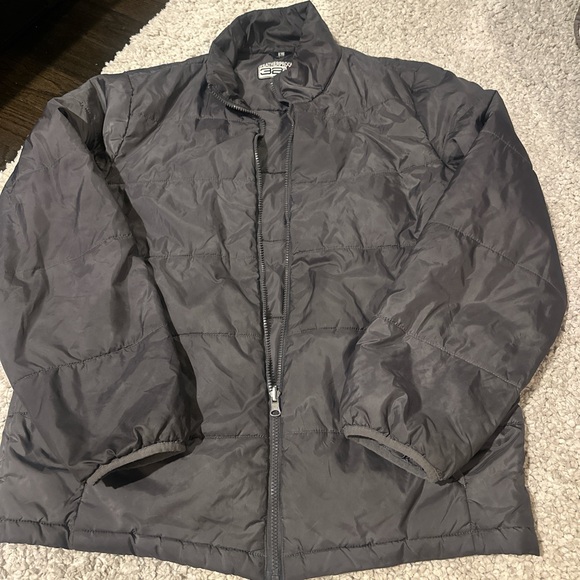 32 Degrees Men's Charcoal Puffer Jacket - Picture 1 of 2